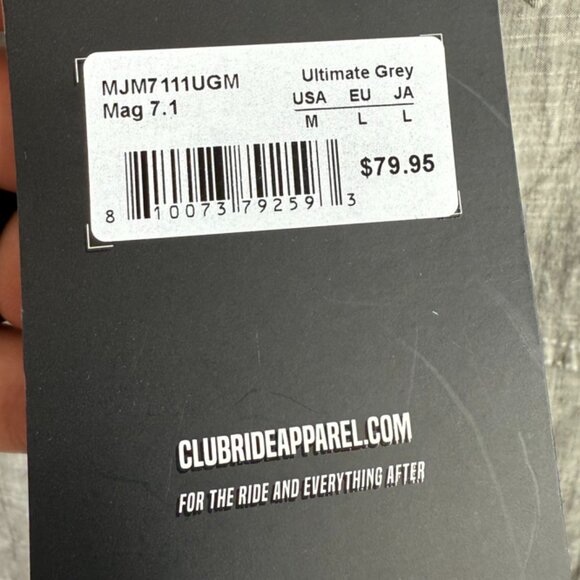 NWT CLUB RIDE APPAREL Ultimate Grey Mag 7.1 Short Sleeve Shirt - Picture 5 of 10